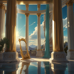 Olympus of Echoes Golden Lion